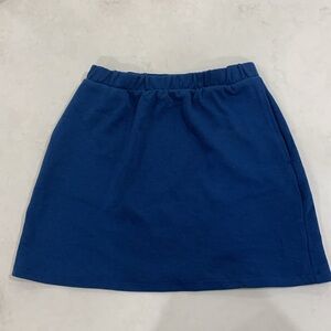 Zara Skirt Size Small blue with pockets.